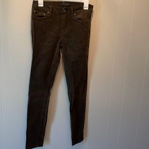 Brown Coffee Banana Republic Corduroy Skinny Pants